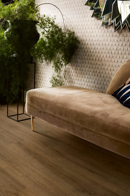 50,90/mq PAVIMENTO IN VINILE AC4 PERGO GLOMMA PAD PRO ROVERE TEMPERATO SCURO V4431-40307