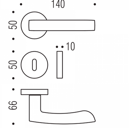 MANIGLIA COLOMBO DESIGN VIOLA AR21R