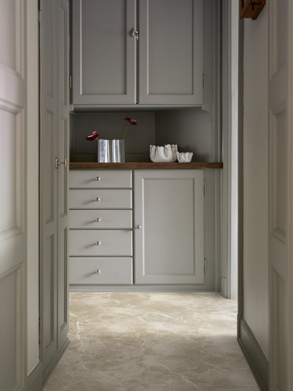 46,90/mq PAVIMENTO IN VINILE AC4 PERGO VISKAN PAD PRO MARMO GRIGIO V4320-40296