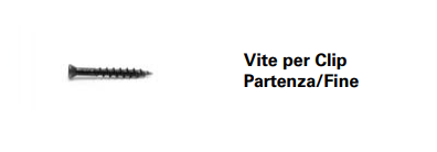 VITI PER CLIP PARTENZA/FINE FIREWALL DOGA CLASSICA