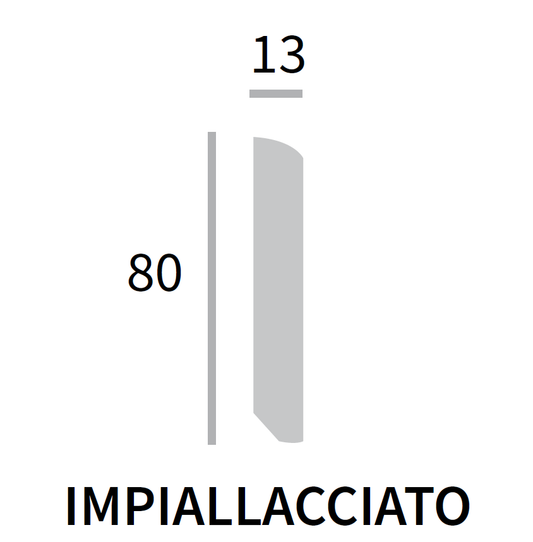 BATTISCOPA COORDINATO BECCO DI CIVETTA - KALIKA
