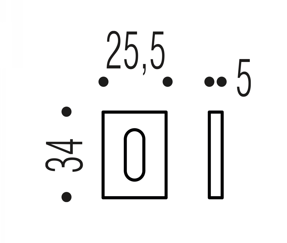 MANIGLIA COLOMBO DESIGN 963 ML11RSB - ZE23BB