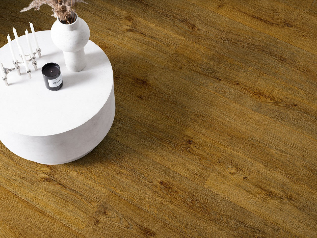 PAVIMENTO IN VINILE AC4 PERGO GLOMMA PAD PRO ROVERE IRLANDESE FUME' V4431-49255