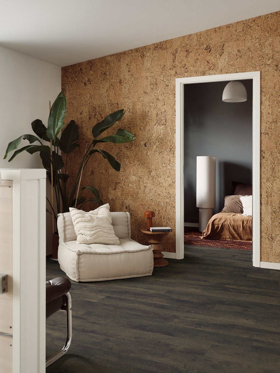 PAVIMENTO IN VINILE AC4 PERGO GLOMMA PAD PRO ROVERE COTTAGE SCURO V4431-49242