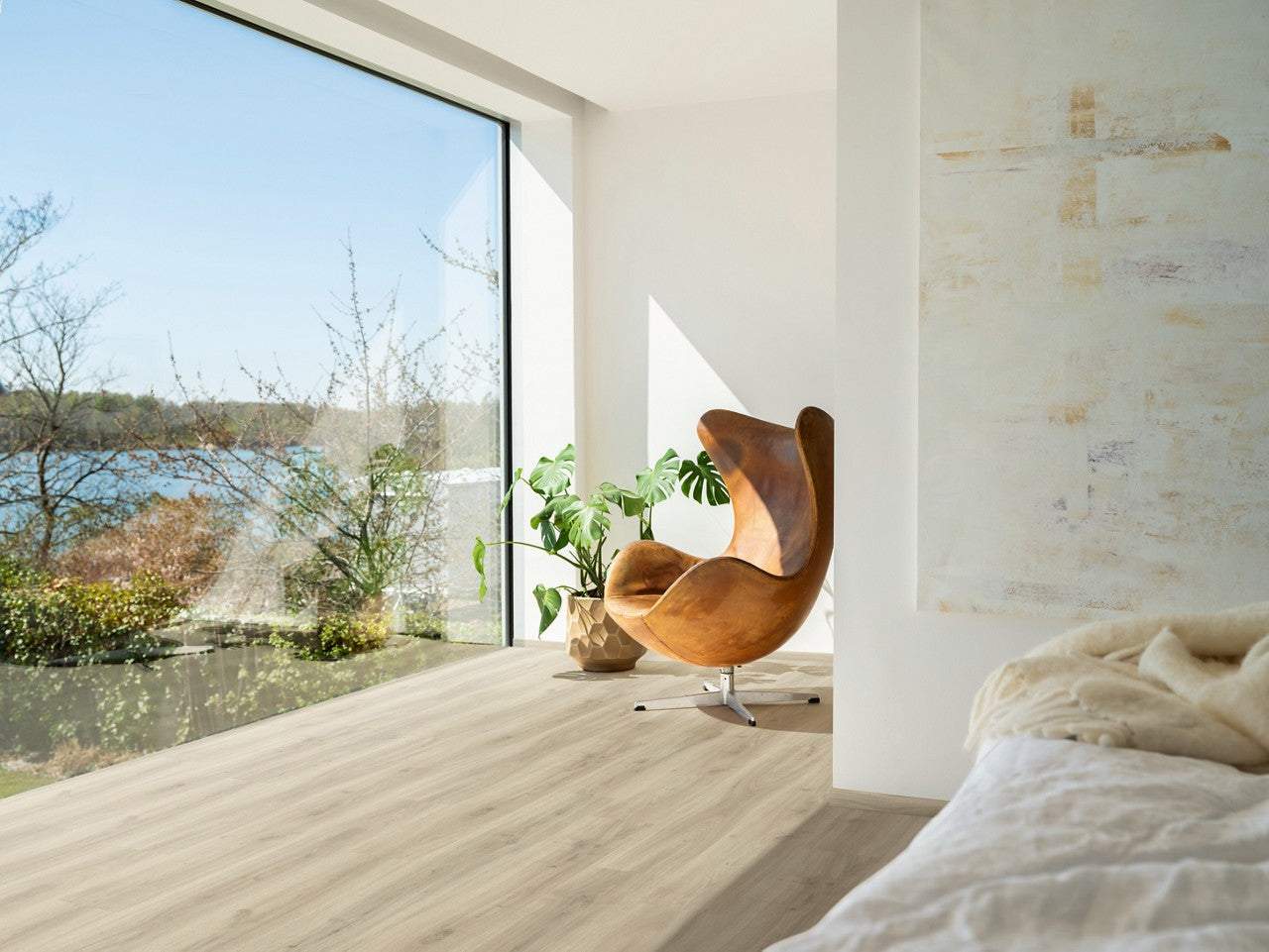 PAVIMENTO IN VINILE AC4 PERGO NAMSEN PAD PRO ROVERE HERITAGE BIANCO V4307-49233