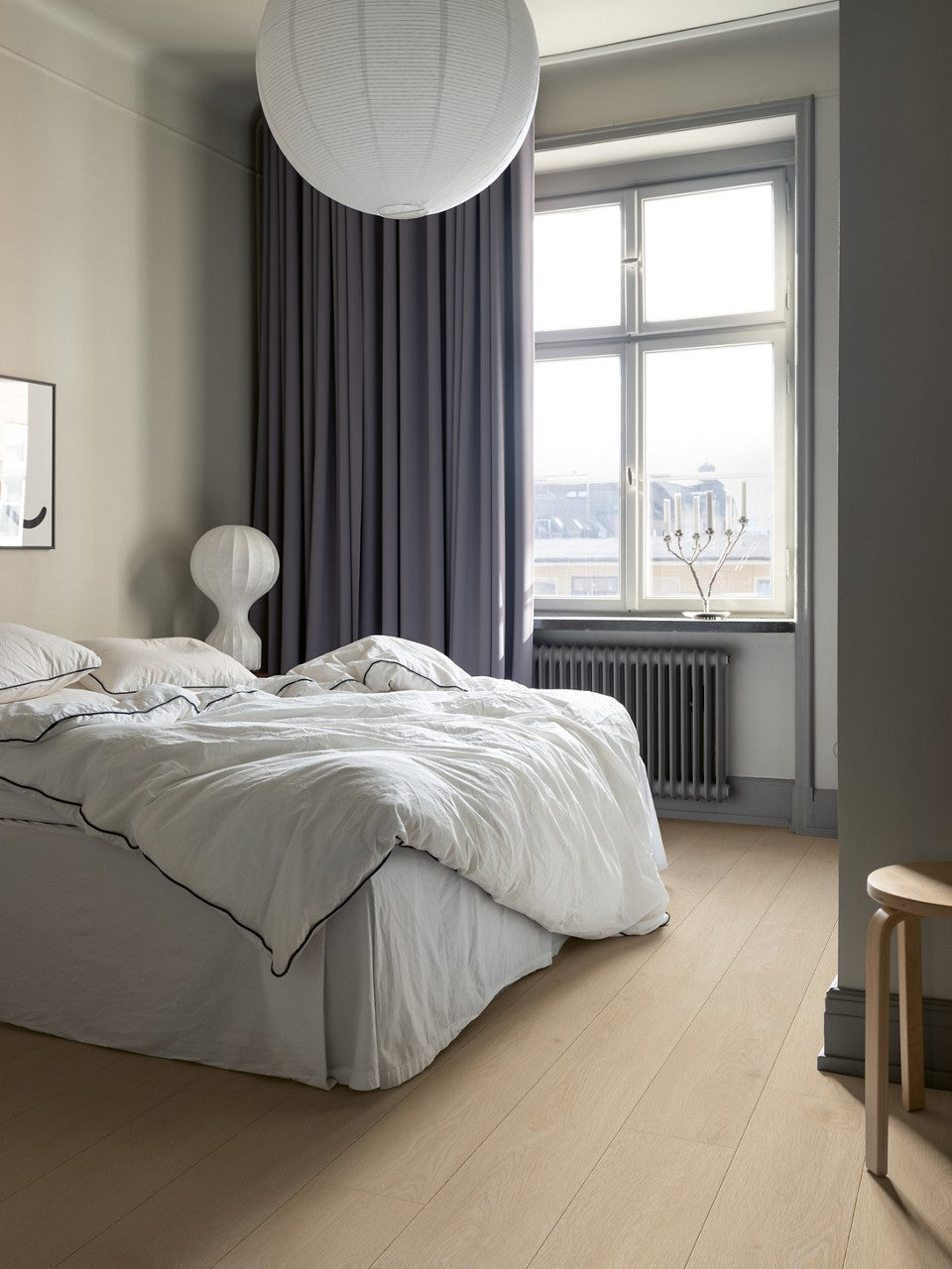 PAVIMENTO IN LAMINATO AC4 PERGO VISBY ROVERE GRIGIO LINO L0371-08474