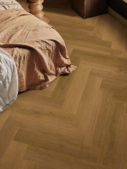 PAVIMENTO IN LAMINATO AC4 PERGO KUNGSHAMN SPINA ROVERE AMBRA FUME' L0372-08251