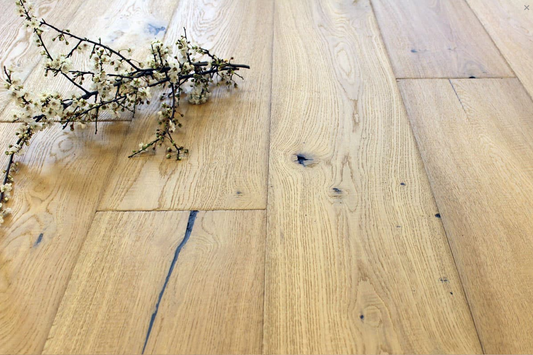 PARQUET OFFICINE ROVERE EFFETTO GREZZO SMOKED
