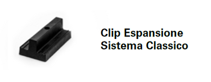 BOX CLIP BLOCCAGGIO (25pz) - CLIP ESPANSIONE (100pz) - VITI INOX (125pz) x SISTEMA CLASSICO Déco Ultrashield