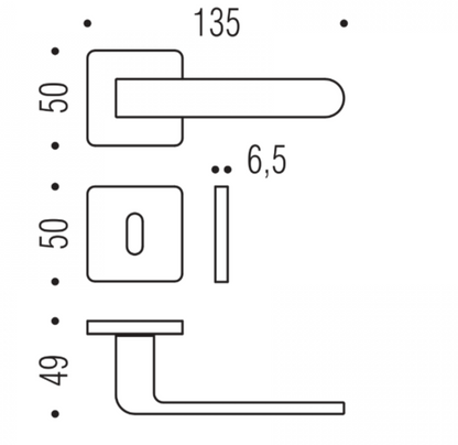 MANIGLIA COLOMBO DESIGN FEDRA AC11R