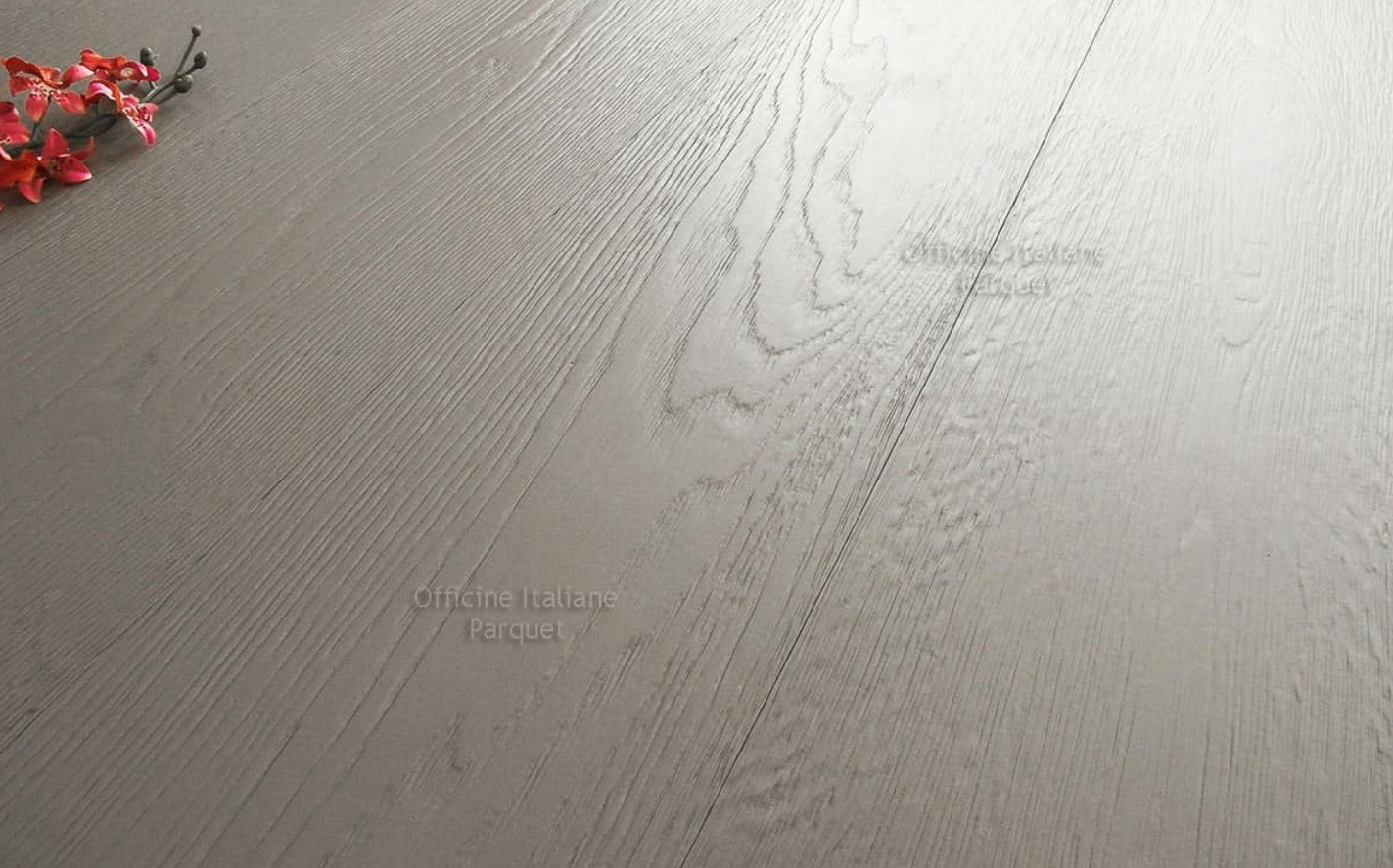 PARQUET OFFICINE ITALIANE MAXIPLANCIA ROVERE GRIGIO TORTORA LACCATO RcA-RLGT