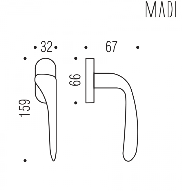 MARTELLINA COLOMBO DESIGN MADI AM32 DK/SM