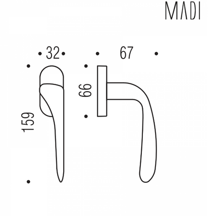 MARTELLINA COLOMBO DESIGN MADI AM32 DK/SM