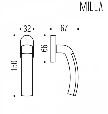 MARTELLINA COLOMBO DESIGN MILLA LC32 DK/SM