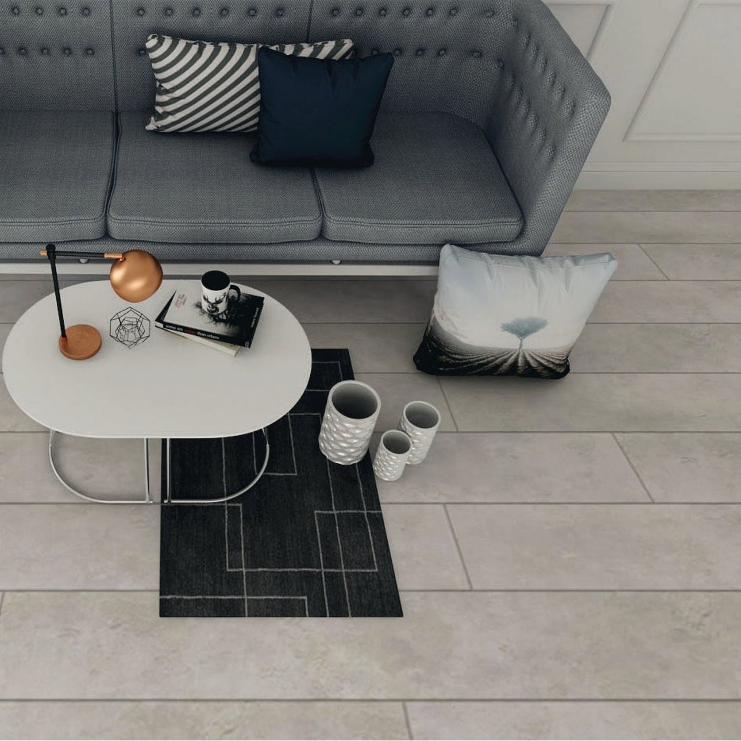 PAVIMENTO SPC BAUFLOOR CONCRETE COLLECTION CENERE