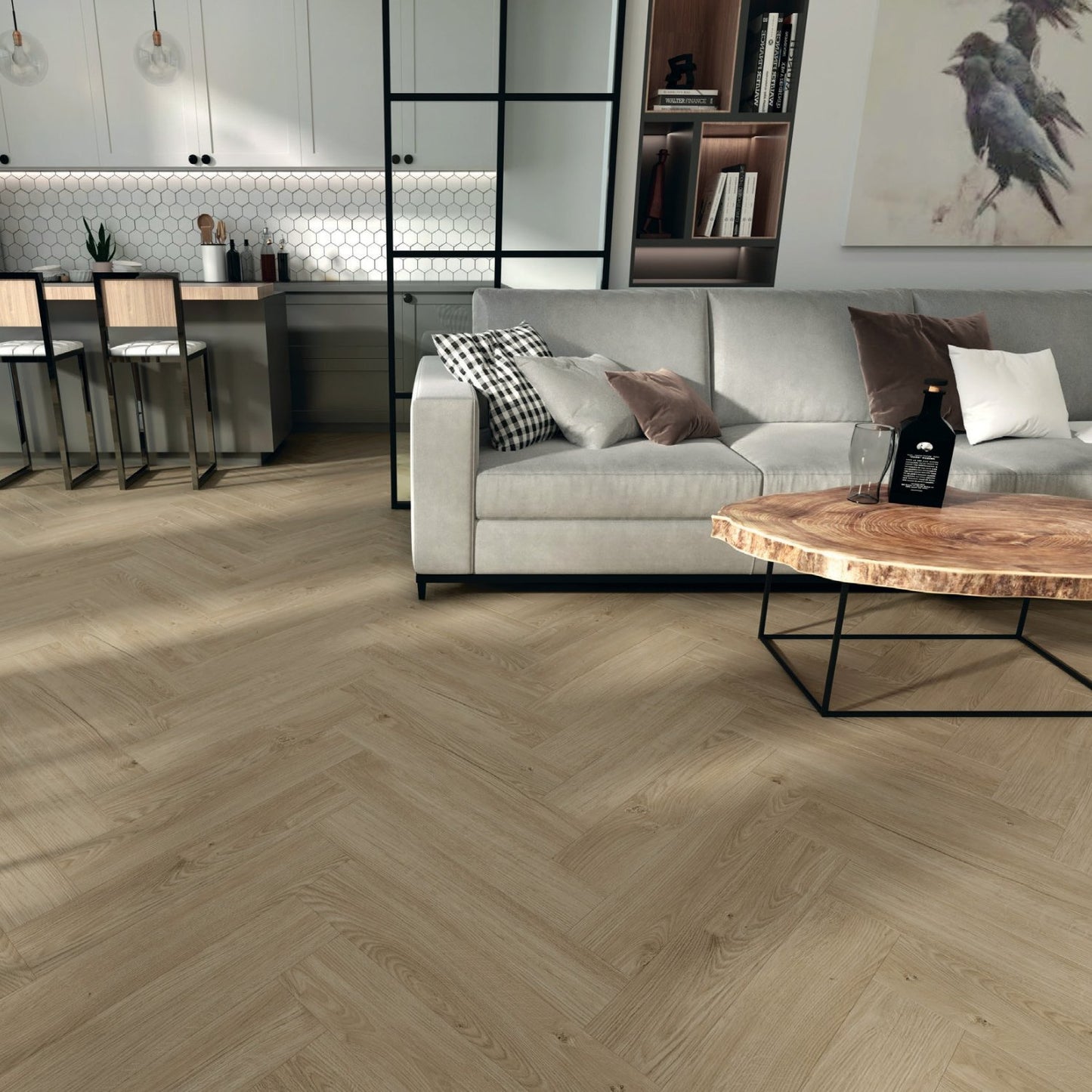 PAVIMENTO SPC BAUFLOOR VÉRTICE COLLECTION SPINA FLOW