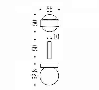 POMOLO FISSO COLOMBO DESIGN MAPO RM15
