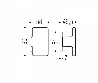 POMOLO FISSO COLOMBO DESIGN PISH LC55
