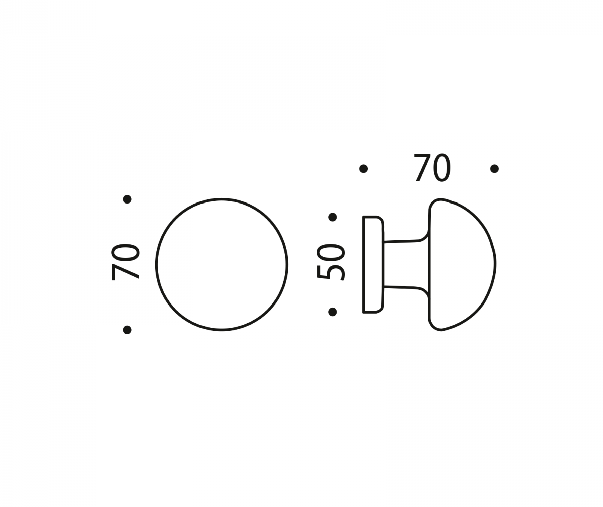POMOLO FISSO COLOMBO DESIGN ROBOT CD45