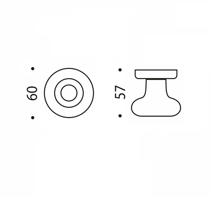 POMOLO FISSO COLOMBO DESIGN ROUND ID25