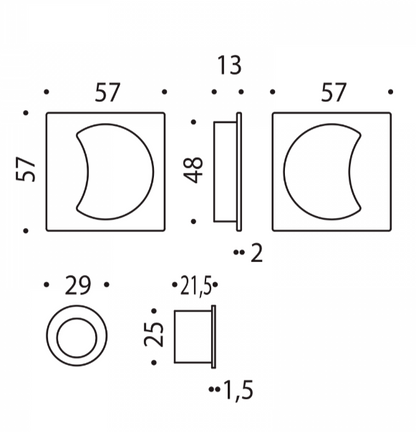 KIT PORTA SCORREVOLE COLOMBO DESIGN ONEQ MOOD COLLECTION CC311