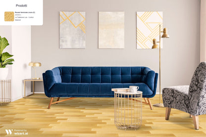 PARQUET ITALWOOD LA TRADIZIONE LUIS CONFORT ROVERE VERNICIATO LISCIO 10/3x65/70x440/490mm