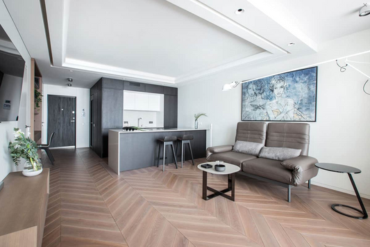 PARQUET OFFICINE ROVERE NATURALE SPINA FRANCESE 45°