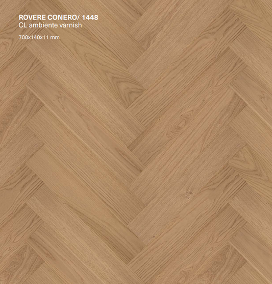 PARQUET SKEMA LUMBERTECH S700 SPINA ITALIANA ROVERE CONERO 1448 - 700x140x11 mm
