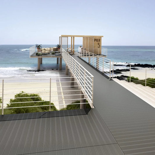 WOODCO WPC DECKING EXTERNO TRADITIONAL DARK GREY
